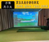 兴业亦博豪华版韩国高速感应室内高尔夫高清模拟器球场练习场设备