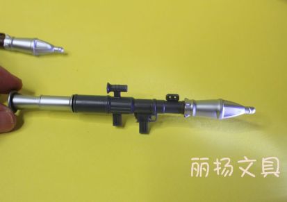 丽扬 文具批发 中性笔圆珠笔厂家 穿越火线 创意火箭筒中性笔