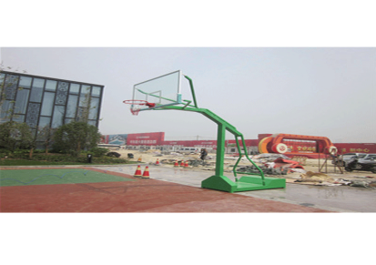 熠佳冠牌 篮球架材质厂家直销 优质钢管 钢化玻璃栏板美观耐用