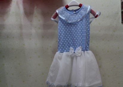 2013新款 夏 韩版透明袖蕾丝裙摆 女童连衣裙 童装混批 504
