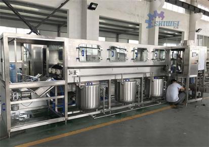 氏维回收桶装水矿泉水生产线 5加仑桶装水生产设备 供应定制