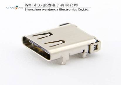 USB31母座Type-C板上母座前插后贴24P母座IF认证母座TID座子