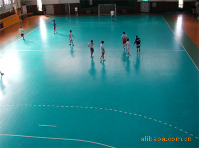 PVC运动地板艾宝龙专业球场胶地板