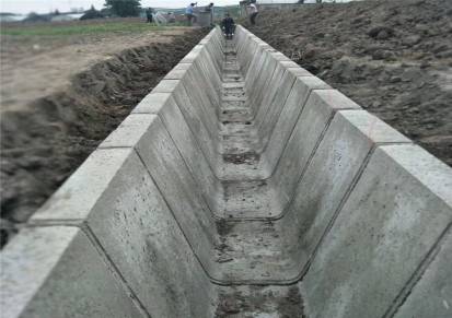 济南水泥u型槽设计预制混凝土排水槽安装