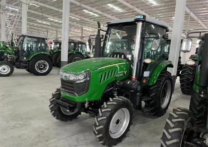 全新拖拉机农用四驱904津拖迪尔带驾驶室大马力带多种农机具