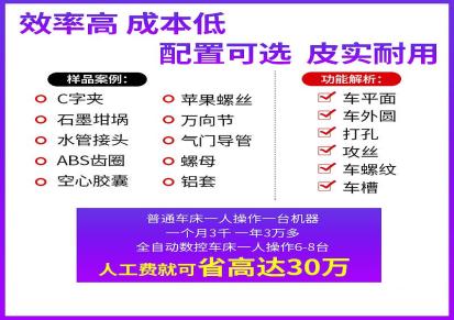 上海通实 TS0640全自动振动盘送料数控车床