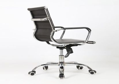 源头厂家五爪升降办公椅 低背皮质电脑椅 时尚职员会议椅批发
