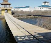 新乡国宏游乐 打卡圣地网红木质吊桥设计安装 免费测量按需定制