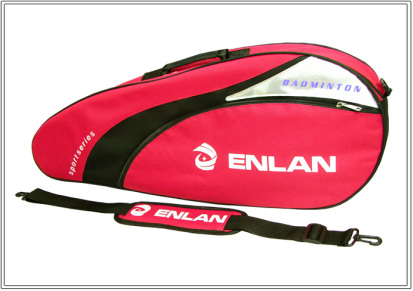 英联牌专业羽毛球包1298-1-2-3（红蓝黄） 3只装 带侧袋