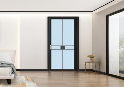 金艺轩50简奢新中式玻璃门卫生间平开门定制卫生间静音门厨房移门