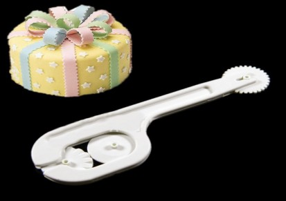 DIY翻糖蛋糕模 3pcs可拆换滚轮切刀印花切模压模 饼干模
