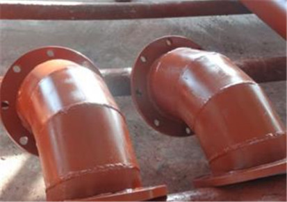 通润制造生产 电厂用耐磨管件/供/电厂脱硫用耐磨管件