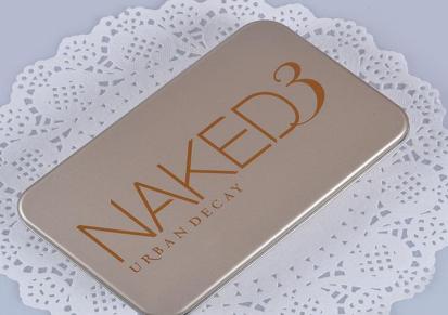 现货NK3代 12支化妆刷彩妆套装 NAKED3金色便携化妆刷套装带铁盒