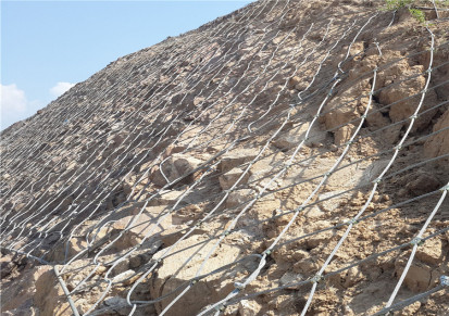 自然灾害防护网 主动拦石防护网 护山钢丝绳网 现货生产