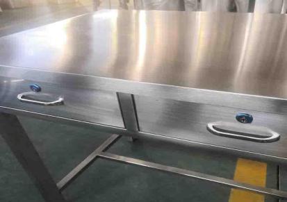 德满来 工厂车间双层操作桌 304不锈钢桌子可支持定制