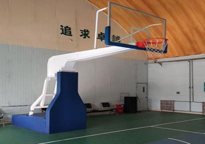 贵州仿液压篮球架直销厂家 沧州晶康升降式篮球架
