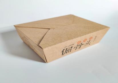 合鑫诚 3号1400ml 外卖打包常用一次性可定制餐饮纸盒 厂家直销