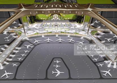 港基建筑 图纸定做 专业设计 机场 沙盘模型制作厂家