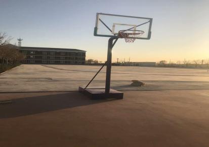 小篮球架 河北厂家中小学专用 扇形篮板 钢化篮板