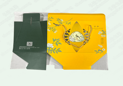 瓦楞礼盒 纸盒 包装盒 镂空烫金手提盒 长歌包装