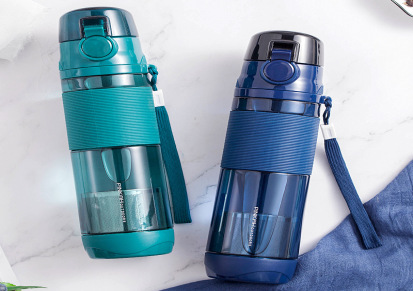 新款品家tritan材质塑料运动水壶水杯便捷式户外健身学生水杯定制