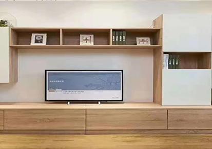 定制电视柜背景墙柜现代简约客厅一体组合墙柜小户型电视机柜高柜世玺家居