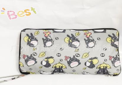 龙猫便携折叠旅行包 龙猫行李袋 卡通龙猫折叠袋可以放在行李架