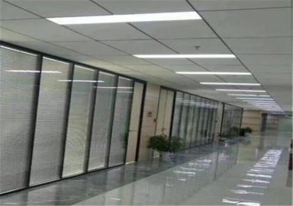 玻璃会议室隔断 有框玻璃隔断 双层玻璃透明隔断供应商供应 超宇隔墙