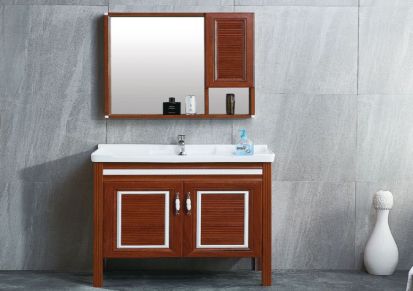 全铝浴室柜洗衣机组一体 落地式组合卫浴柜 卫生间洗漱台带镜子