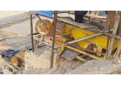 二手砂石料生产线设备47颚式破碎机制砂机出售
