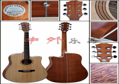 中外乐器]设计者R1-40 40寸民谣吉他批发 2013新款