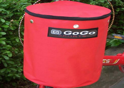 GOGO电动车车筐自行车篮子 带盖车筐 折叠自行车筐 单车篓