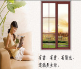 景尚门窗—立体木纹60隔热节能平开门