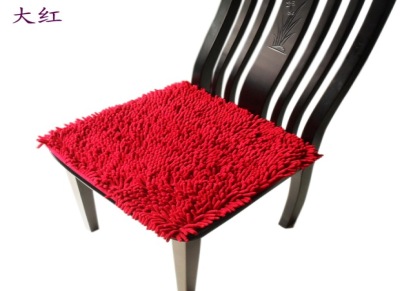 【永瑞家纺】 超纤雪尼尔椅垫/加厚坐垫餐