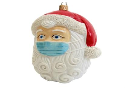 防疫幸存者面罩雪人挂件 圣诞老爷爷挂件 立丰 上海圣诞老爷爷挂件欢迎咨询