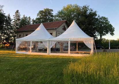 户外花园宴会活动防水遮阳欧式锥顶帐篷