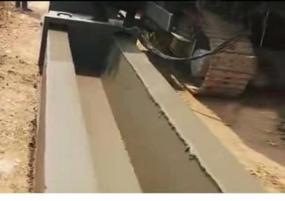 三英重工路边石滑模机 水渠滑模成型机 可租赁专业施工团队