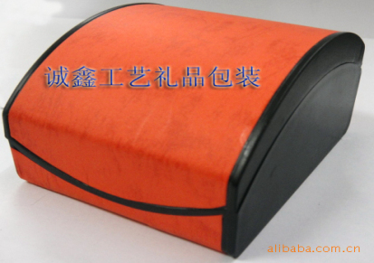 供应优质手表包装盒 手表盒胶盒 礼品包装 可来样定做 橙色