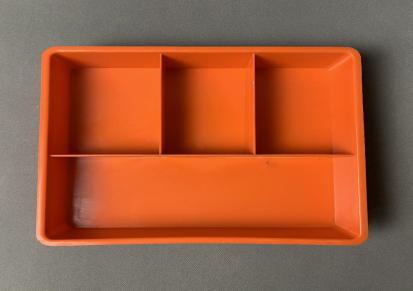 童乐迪塑料分格餐盒学校饭盒小学生分餐便当饭盒厨房公司配送四格快餐盒