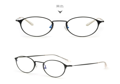 韩版个性镜框男女平光镜 复古眼镜框圆框眼镜 文艺圆形近视眼镜