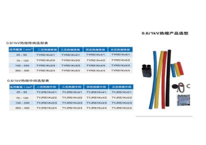 拓源电力-生产 电缆 0.6/1kV热缩终端 重量轻设计防水 厂家直销