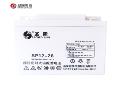圣阳蓄电池SP12-26 12V-26AH规格批发厂家