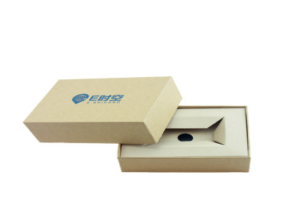 厂家定制电子产品包装盒 牛皮纸包装纸盒