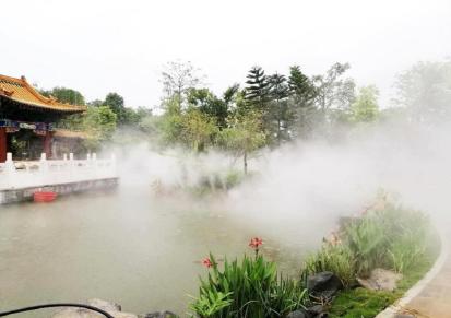 园林喷雾造景设备 水雾降温消暑的仙境 众策山水