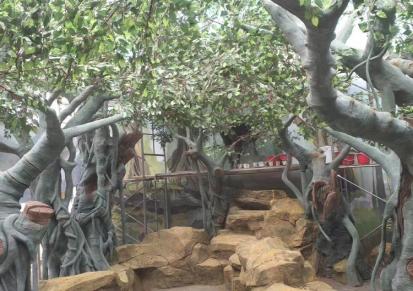 泽岩艺术手工塑树ST-10防火耐腐蚀水泥雕刻制作