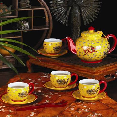 皇家瓷 十四件套茶具