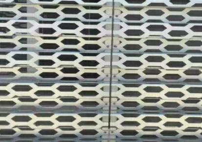 氟碳喷涂深加工 铝合金 永昂 建筑物体墙 图案冲孔板