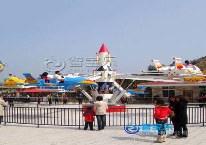 自控飞机16人儿童游乐设备公园旋转飞机智宝乐新款