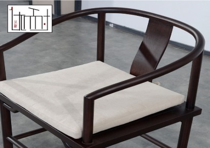 新中式餐桌椅组合一桌六椅现代中式简约饭桌样板房禅意