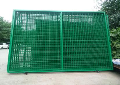 聚元现货销售 框架护栏网 绿色浸塑 金属网围栏 多场景使用